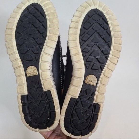 SOREL Women's Cozy Carnival Snow Boot Size US 7.5 EU 38.5 Black Speckled - Picture 3 of 4